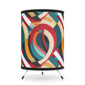 Stylish Tripod Lamp, Modern Abstract Design, Contemporary Table Lamp or Night Light