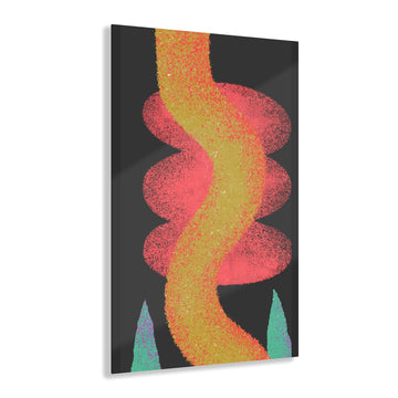 Floating Wall Art - Abstract Print on Acrylic Panel