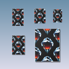 Table Lamp, Golden-Brown Snake Skin