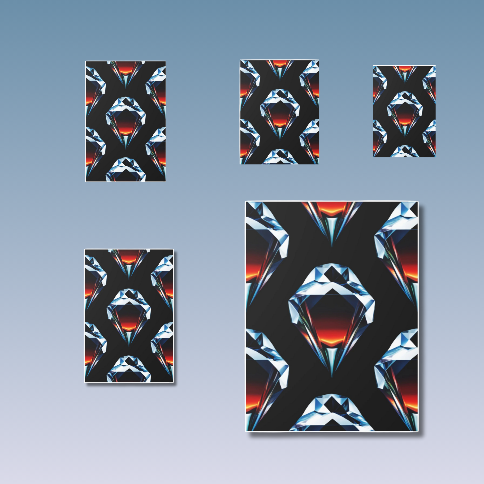 Table Lamp, Golden-Brown Snake Skin