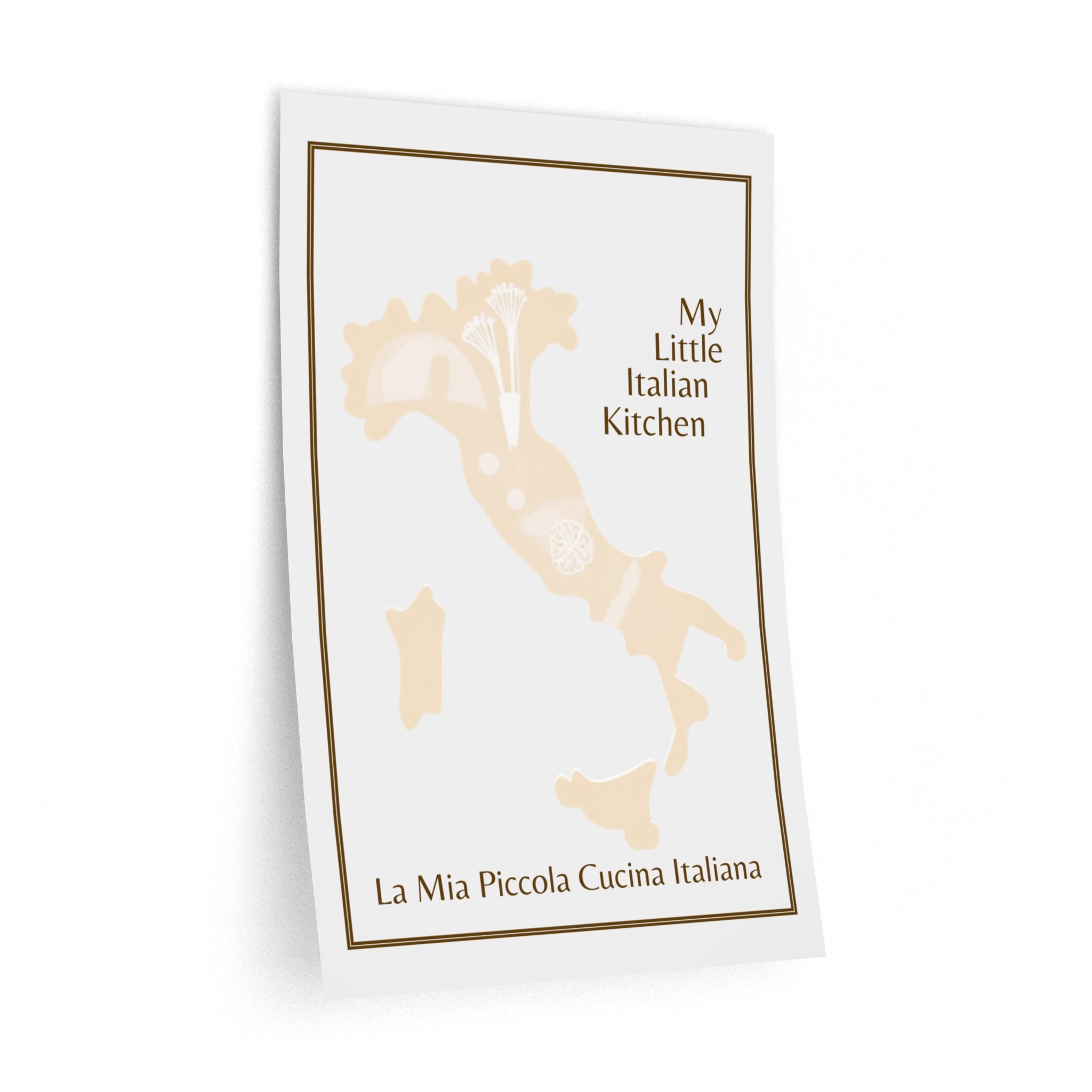 Italian Kitchen Wall Decal – “My Little Italian Kitchen / La Mia Piccola Cucina Italiana”