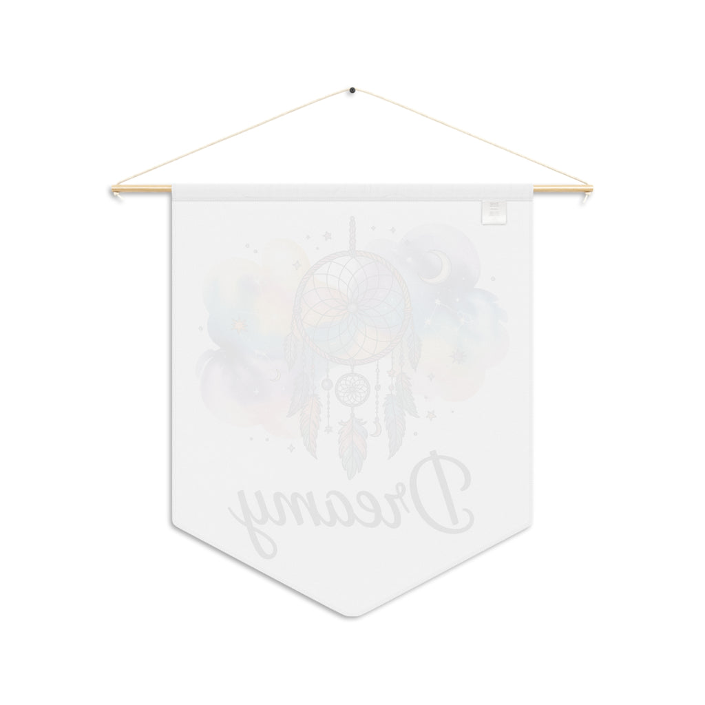 Dreamy dreamcatcher Pennant Wall Banner — Calming Sky Quote Decor for Bedroom & Nursery