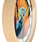 Bearded Dragon Wall Clock with Roman Numerals