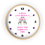 Love Can Build a Bridge Wall Clock - Country Music Decor