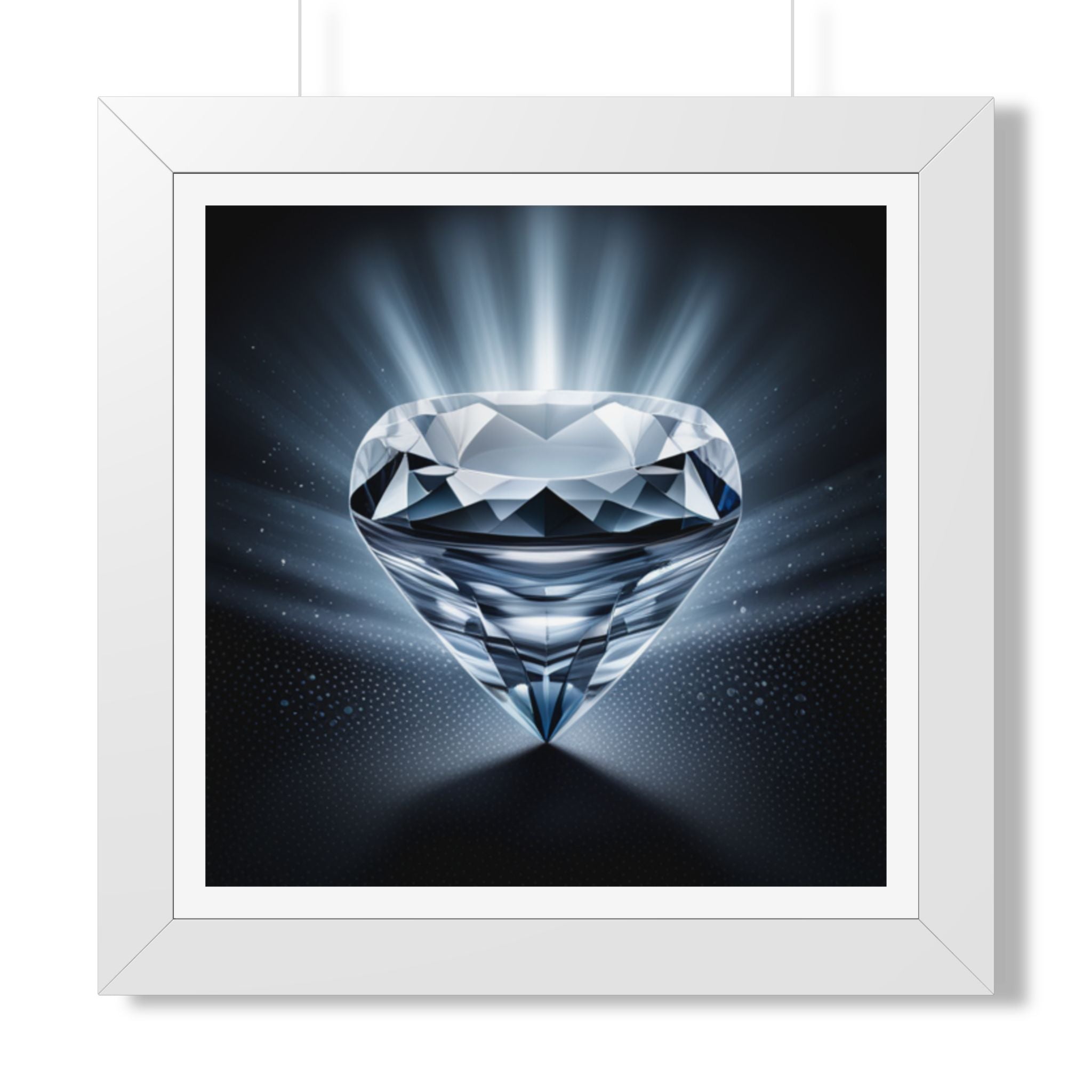 Diamond Art Framed Poster — Sparkling Gem Wall Decor