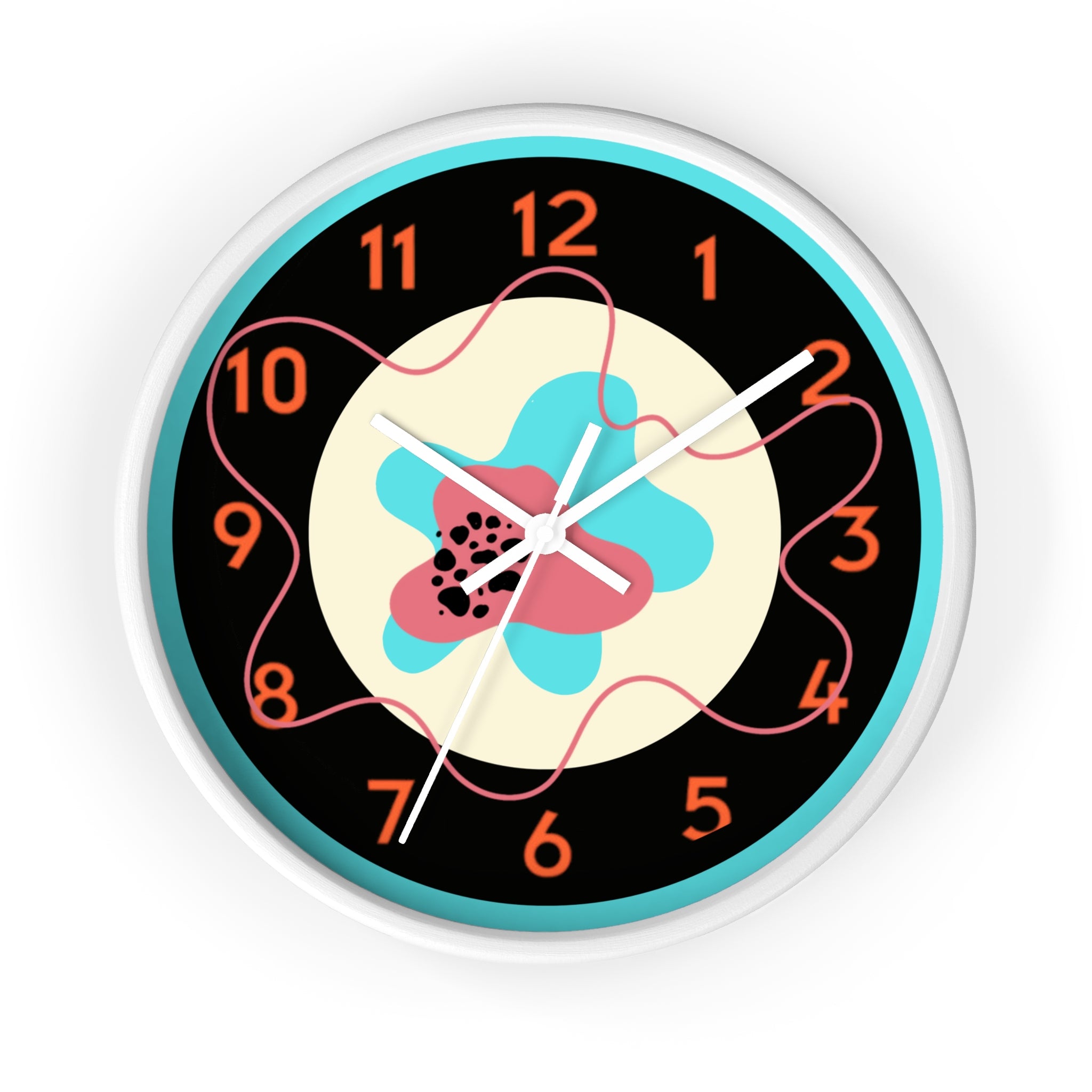 Scribble Art Wall Clock