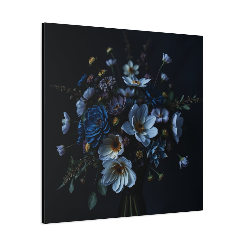 Unframed Canvas Art Prints, Moody Botanicals Wall Art, Set of 2,