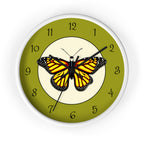 Monarch Butterfly Wall Clock