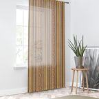 Snakeskin Pattern Sheer Window Curtain