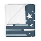Dream Sweet Dreams, Baby Blanket, Red White and Blue