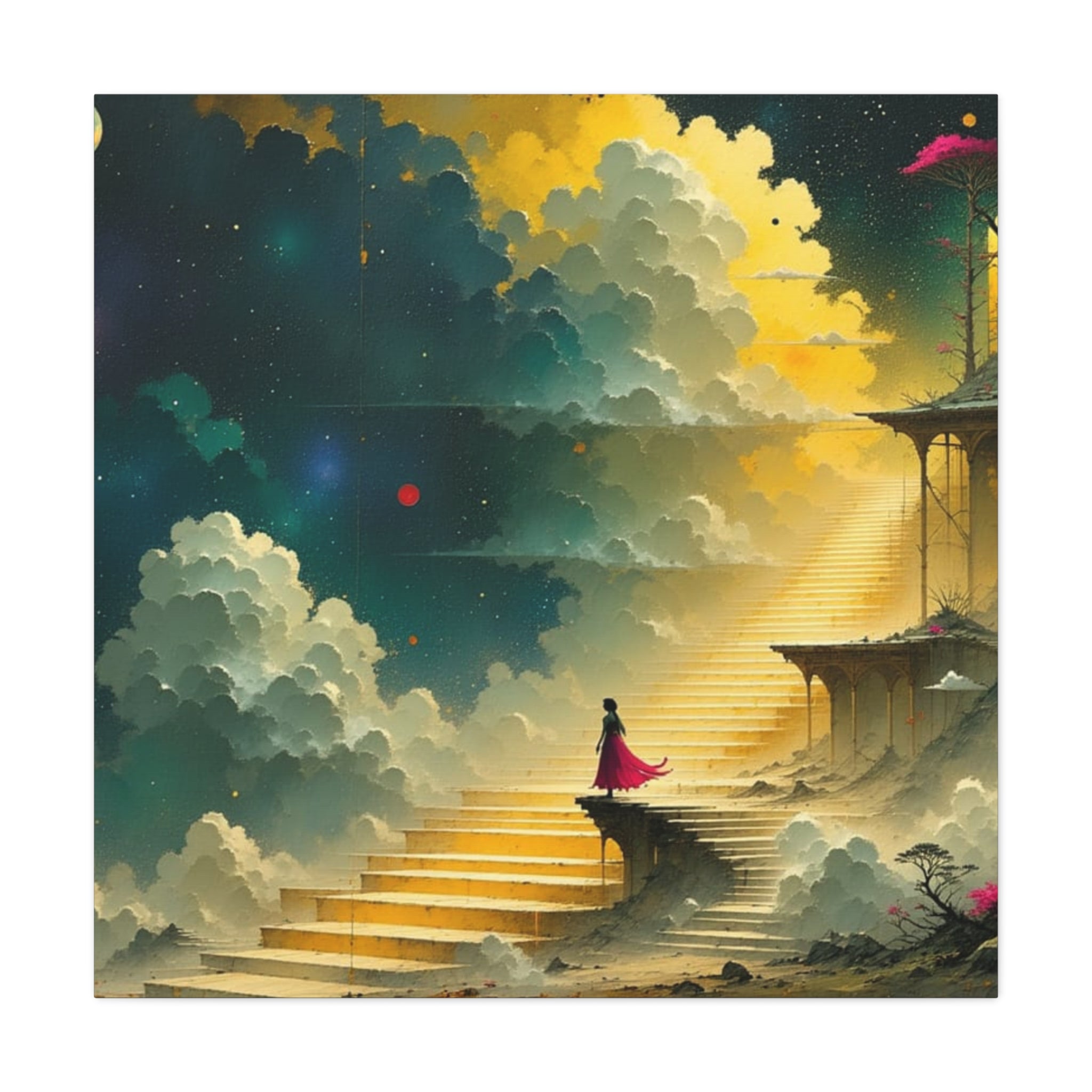 A Stairway To Heaven, Literally - Canvas Print