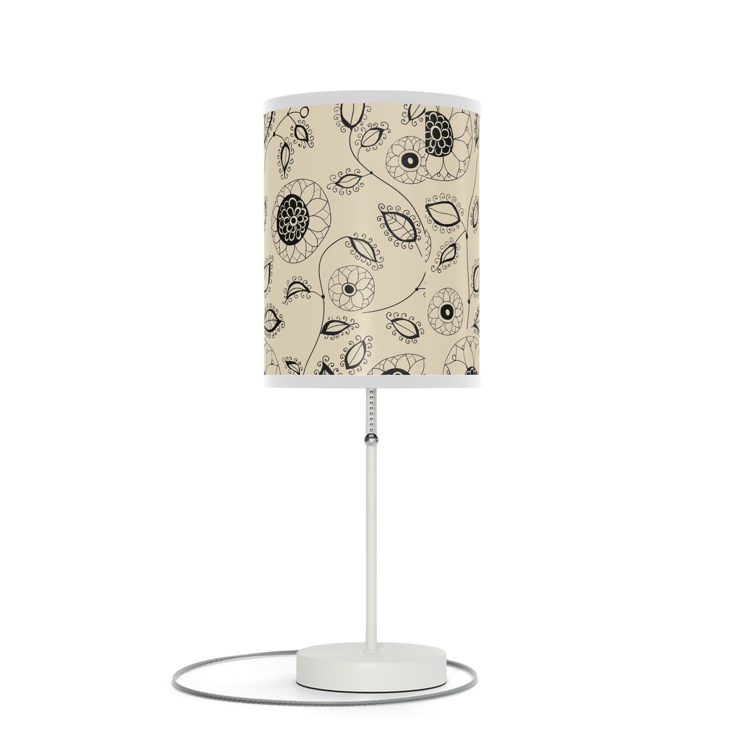 Floral Line Art Inspired Table Lamp