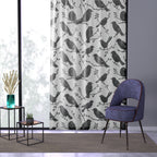 Chic Bird Pattern Window Curtain
