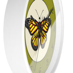 Monarch Butterfly Wall Clock