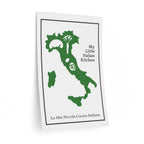 Italy Map Wall Decal – "My Little Italian Kitchen" | La Mia Piccola Cucina Italiana Kitchen Decor