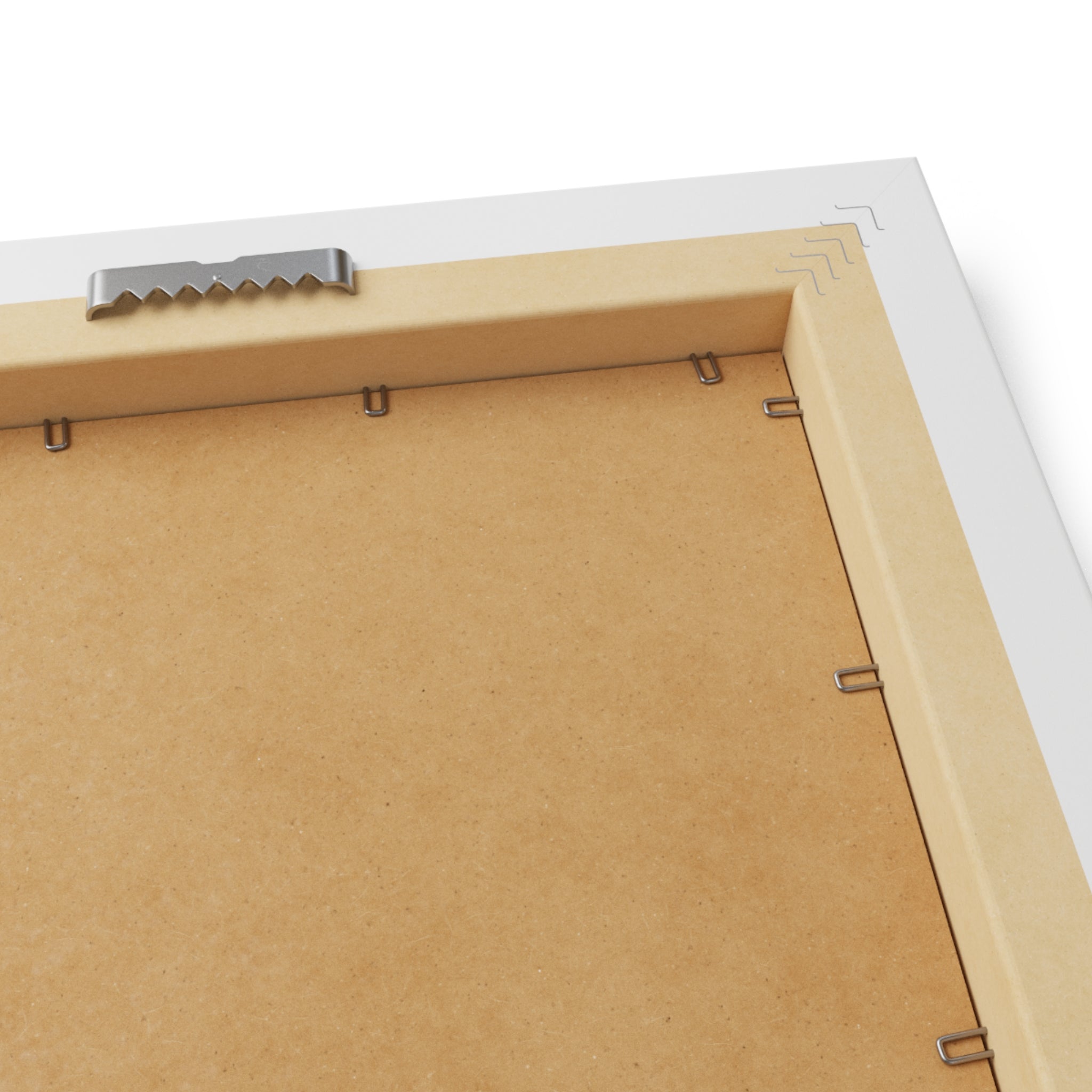 Framed Poster - Candle in a Gem Photorealistic AI Image White Frame