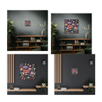 Table Lamp, Golden-Brown Snake Skin