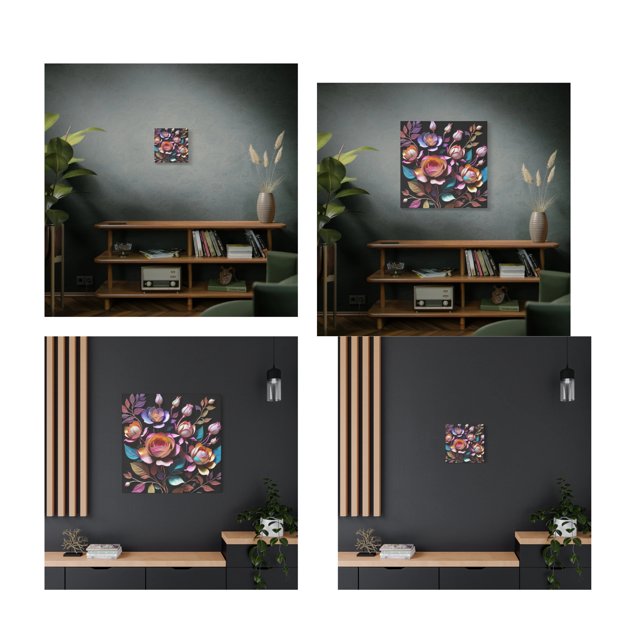 Table Lamp, Golden-Brown Snake Skin