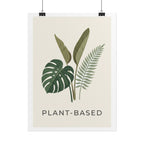 Plant-Based Botanical Poster — Minimalist Greenery Wall Art