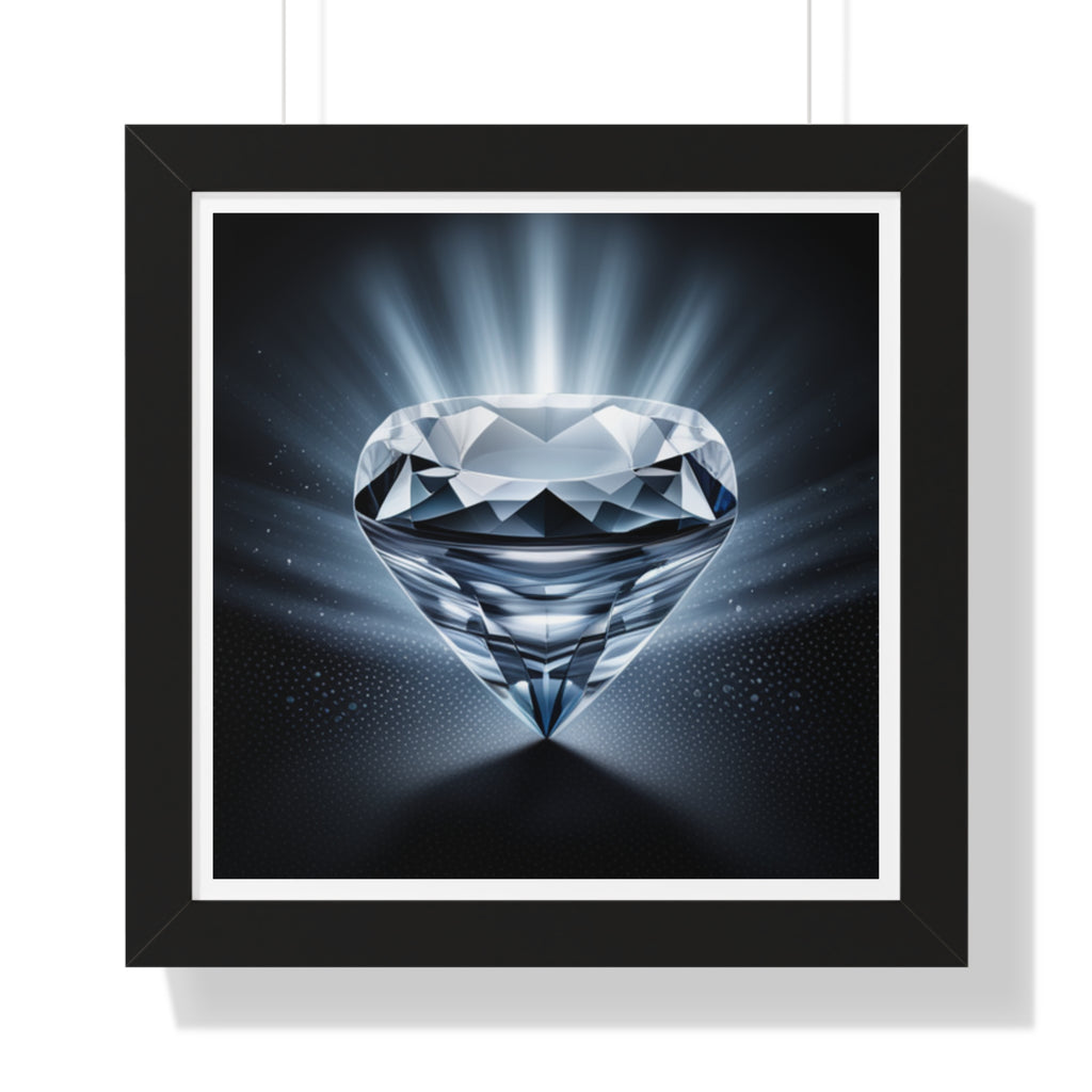 Jewel, Photorealistic Art Print, Framed Poster