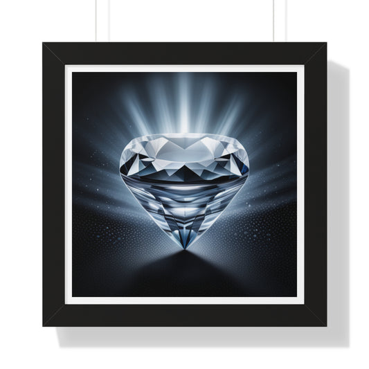 Jewel, Photorealistic Art Print, Framed Poster