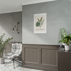 Plant-Based Botanical Poster — Minimalist Greenery Wall Art