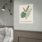 Plant-Based Botanical Poster — Minimalist Greenery Wall Art - WALLS & TIME