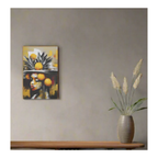 Table Lamp, Golden-Brown Snake Skin