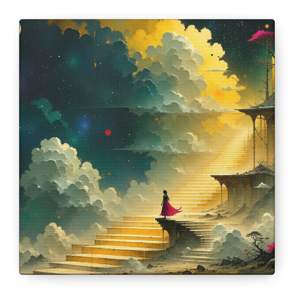 A Stairway To Heaven, Literally - Canvas Print