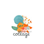 Kiss-Cut Vinyl Wall Decals, Satin Finish, Transparent, Vintage Botanical Collage Wall Art Sticker, Removable, Reuseable