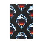 Large Unframed Satin Poster, Diamonds and Fire