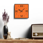 Pure Orange Wall Clock