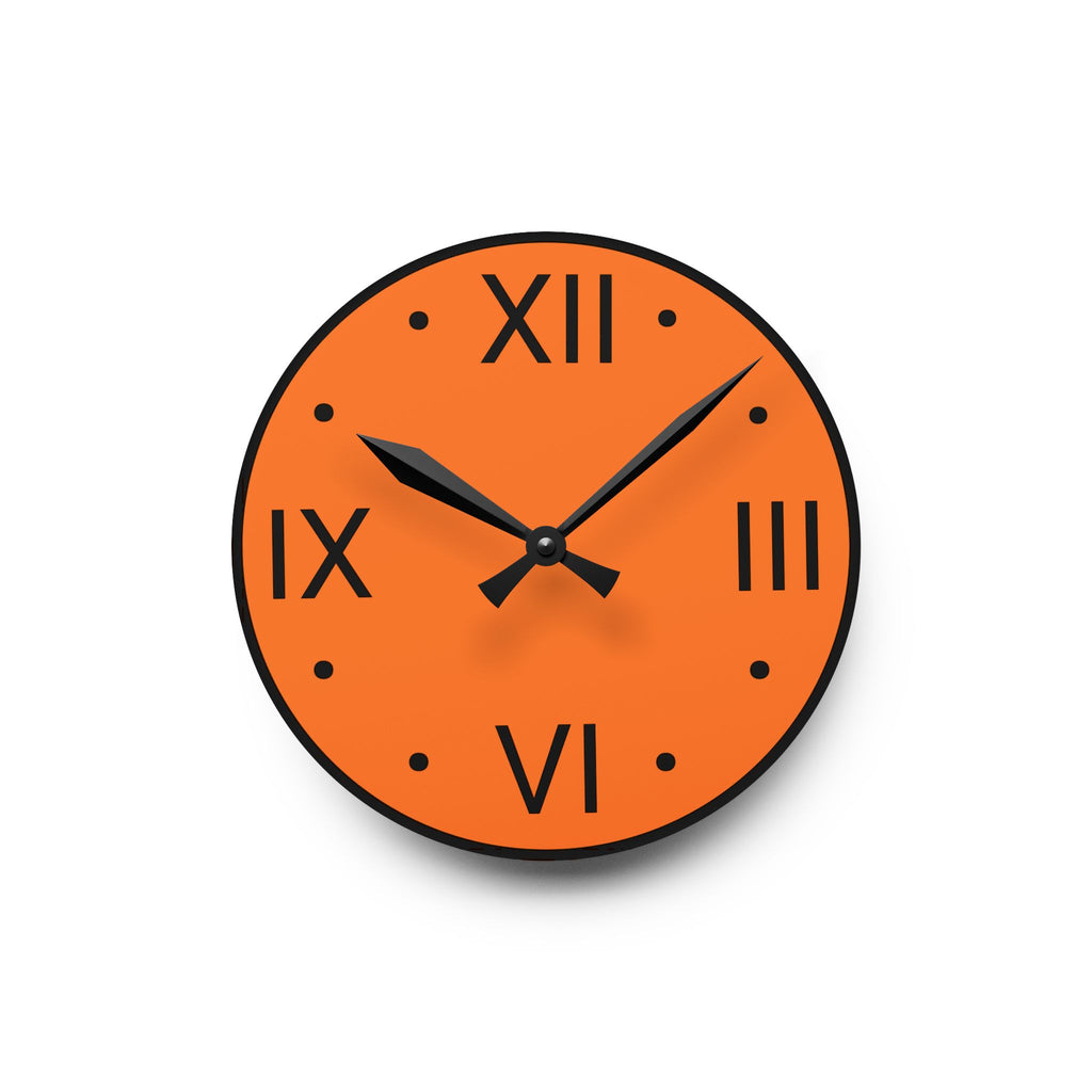Pure Orange Wall Clock