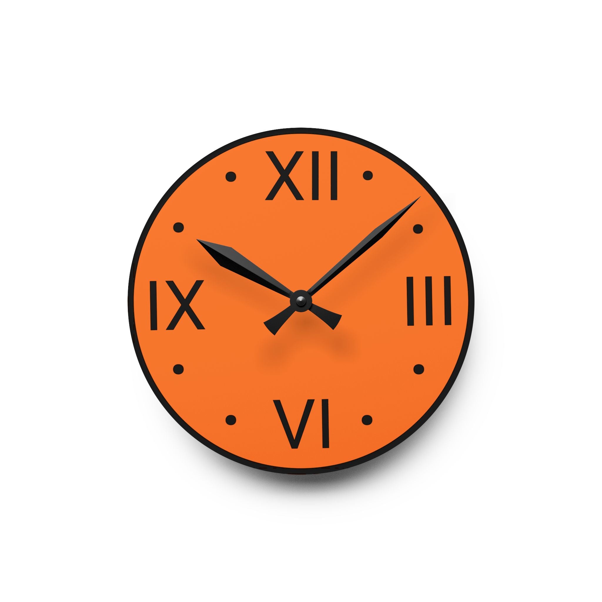 Pure Orange Wall Clock