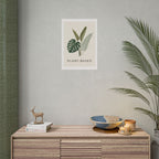 Plant-Based Botanical Poster — Minimalist Greenery Wall Art