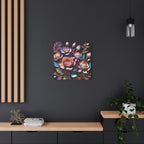 Floral 3D Wall Art Canvas - Elegant Rose Design for Home Decor