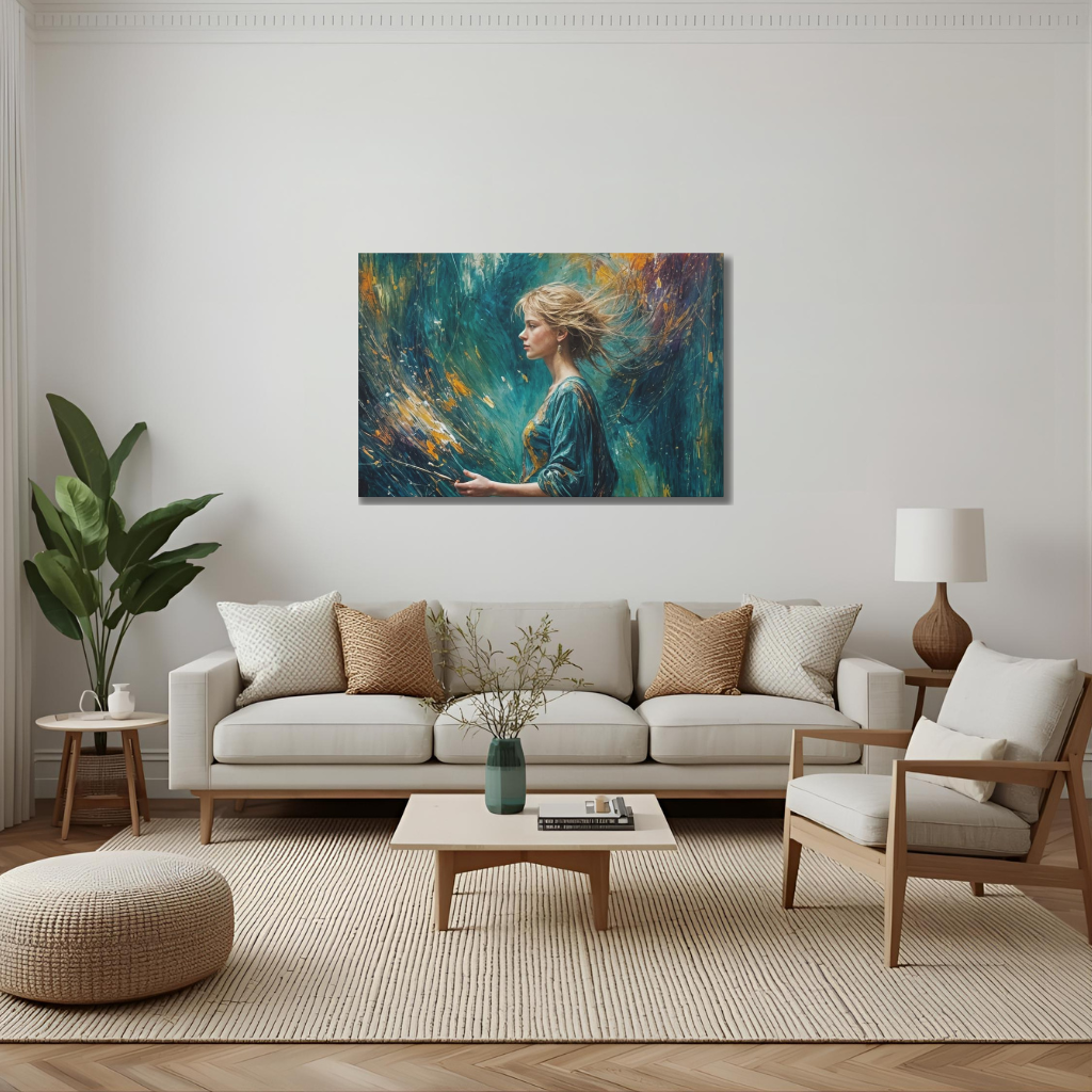 Serene Abstract Canvas Wall Art