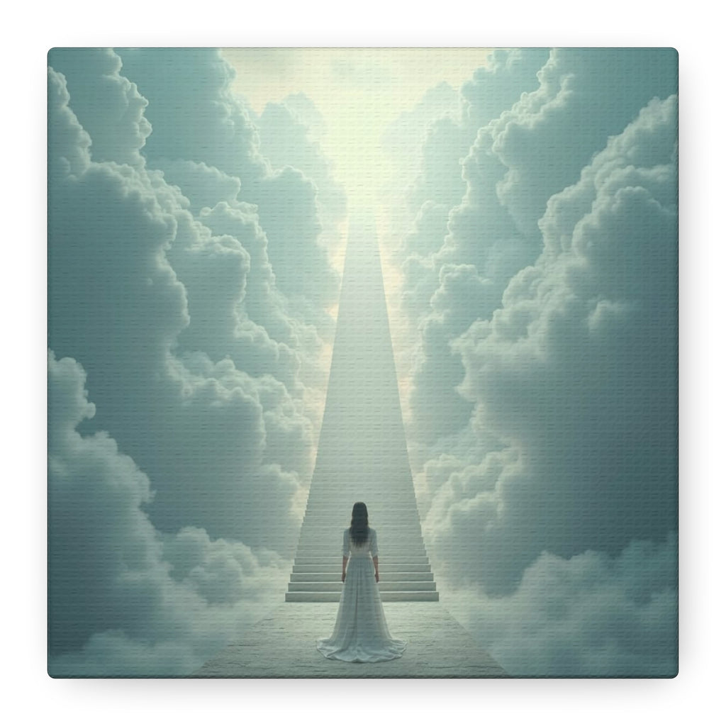 A Stairway To Heaven, Literally - Canvas Print