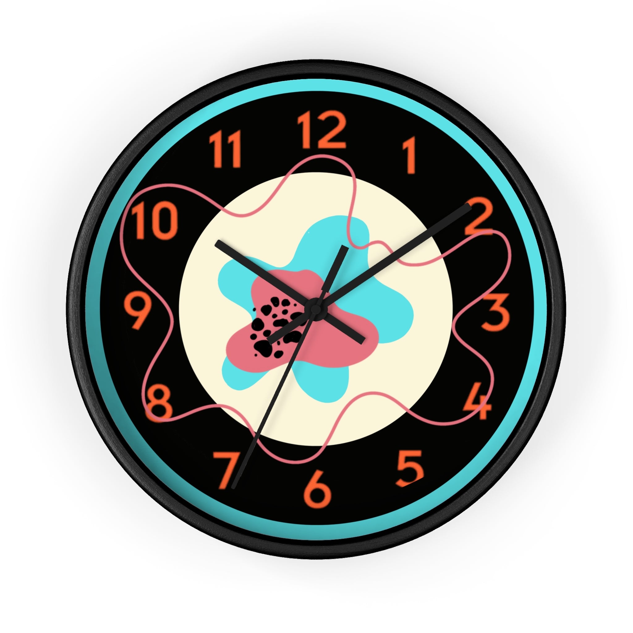 Scribble Art Wall Clock