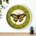 Monarch Butterfly Wall Clock