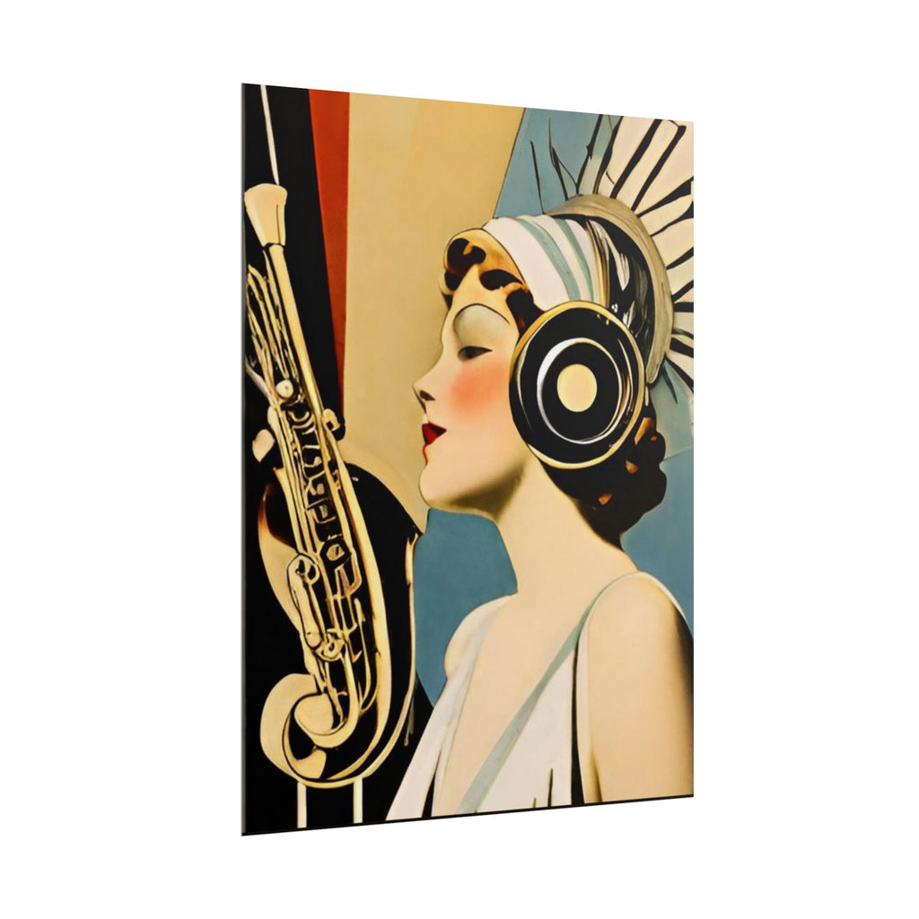 Mid-Century Modern Jazz Abstract Poster — Rolled Art Print (3 Sizes)