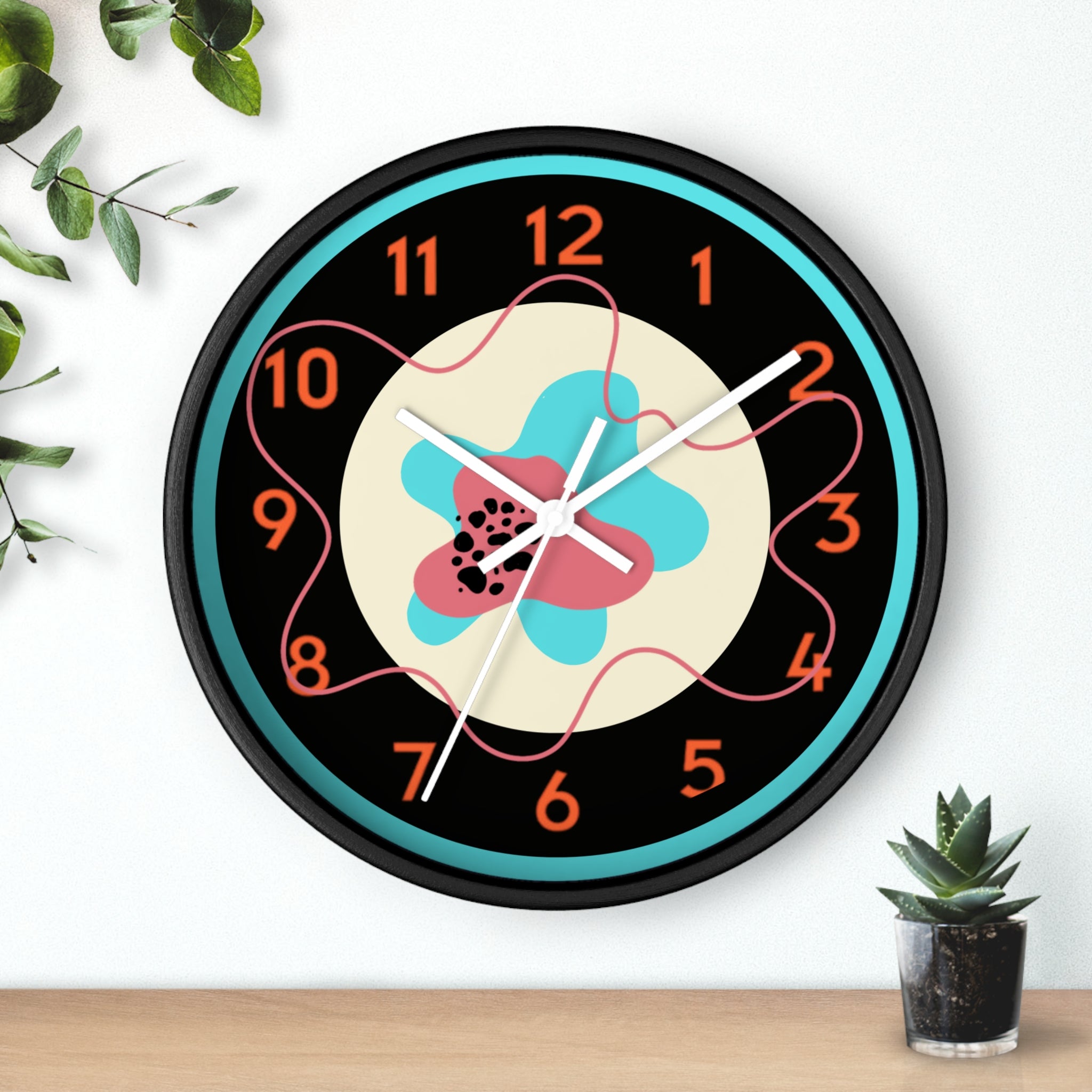 Scribble Art Wall Clock