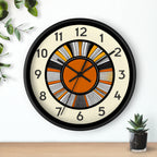 Boho Chic Line Art Wall Clock
