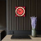 Wine O'clock 10.75" Square Wall Clock