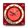 Wine O'clock 10.75" Square Wall Clock