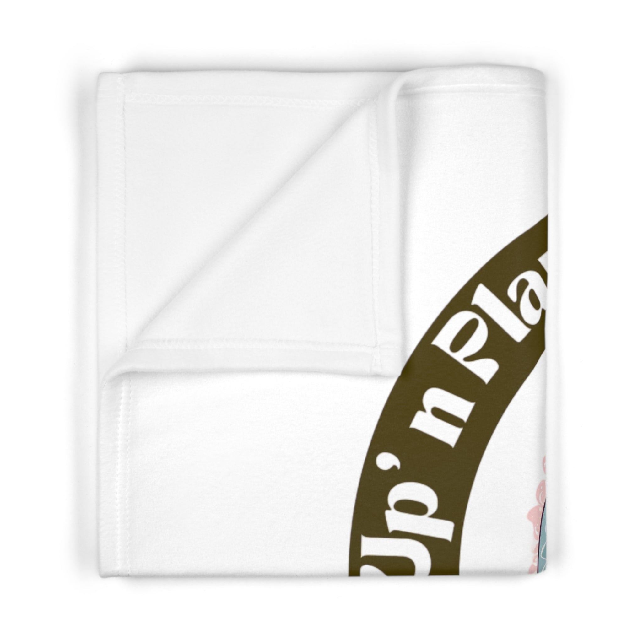 Namaste Up n Play Soft Fleece Baby Blanket — Toddler Yoga Cozy Throw