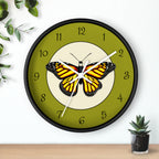 Monarch Butterfly Wall Clock