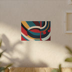 Contemporary Canvas Print, Fluid Aesthetic Wall Art Decor, Home Office Bedroom Living Room, Matte Finish, Stretched,  Multi-Size