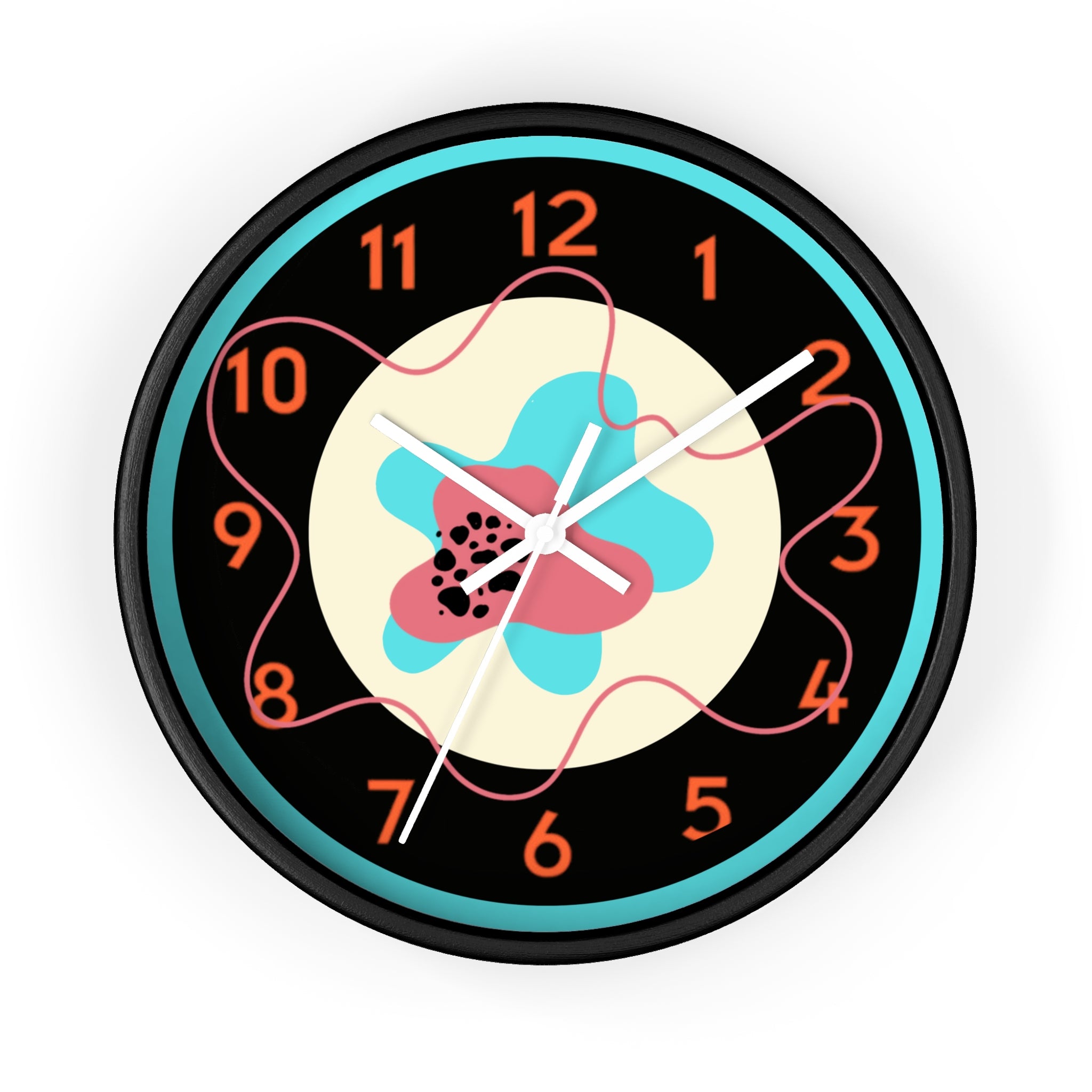 Scribble Art Wall Clock