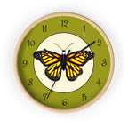 Monarch Butterfly Wall Clock